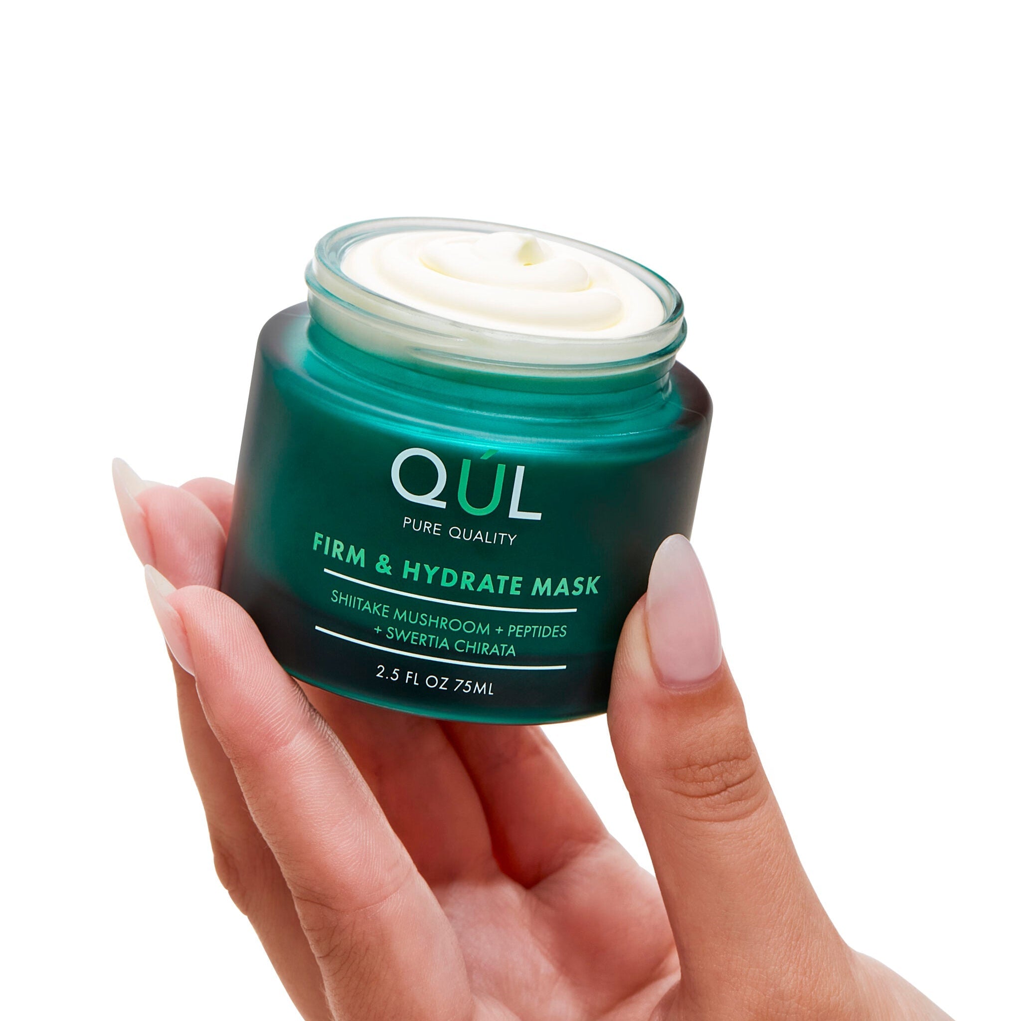 QUL Beauty Firm and Hydrate Mask with Model's Hands