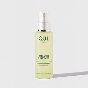 QUL Beauty Hydrating Rose Water Bottle