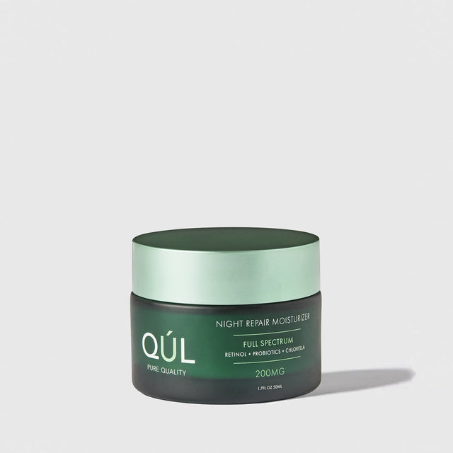 QUL Night Repair Moisturizer Bottle